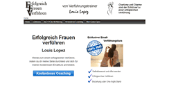 Desktop Screenshot of erfolgreich-frauen-verfuehren.net